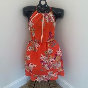 Collective Concepts Joliee red white crochet halter neck dress Stitchfix